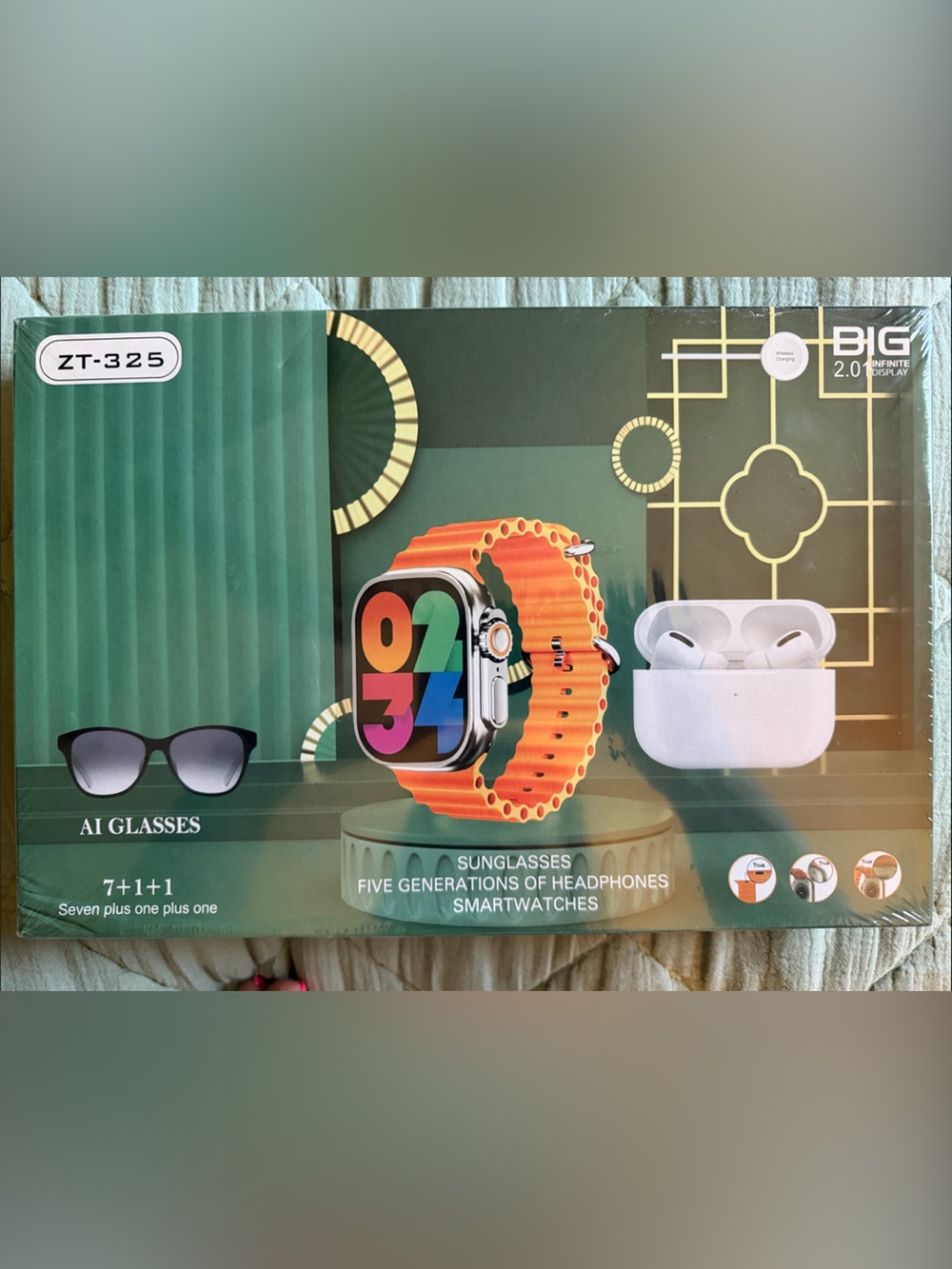 *GIFT ALERT!* Smartwatch set with AI Glasses, Earbuds, and accessories!